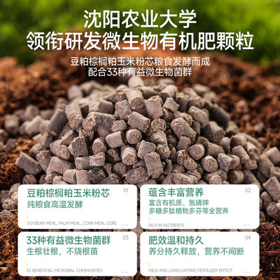 禪藝綠植咔咔長(zhǎng)根肥 有機(jī)肥料與微生物的創(chuàng)新融合